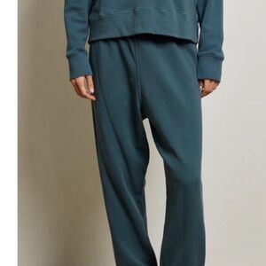 NEW Perfectwhitetee french terry easy sweatpant- Color Slate